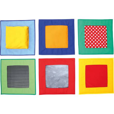 Set 6 patrate senzoriale cu texturi - imagine 12